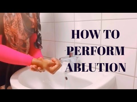 HOW TO PERFORM WUDU (ABLUTION) || STEP BY STEP