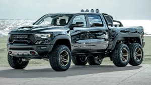 Ram 1500 TRX given $US275,000 6×6 monster truck treatment