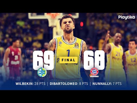 Highlights: Maccabi Playtika Tel Aviv - Bayern Munich 69:68 - תקציר הניצחון של מכבי על באיירן