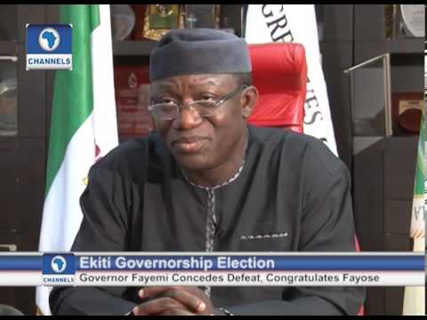 FULL VIDEO: Governor Kayode Fayemi's Concession Speech