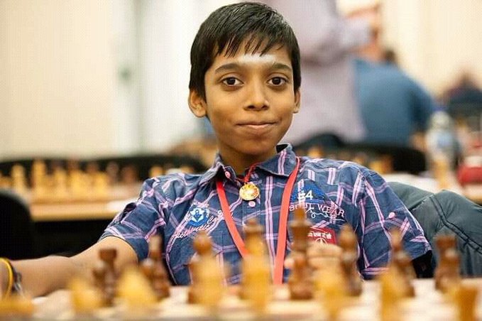 ♟ Indian Grandmaster #RPraggnanandhaa defeats world champion, Magnus Carlsen in 8th round of the Airthings Masters competition. 

#Praggnanandhaa wins with black pieces in 39 moves yesterday to halt Carlsen's run of three straight wins.