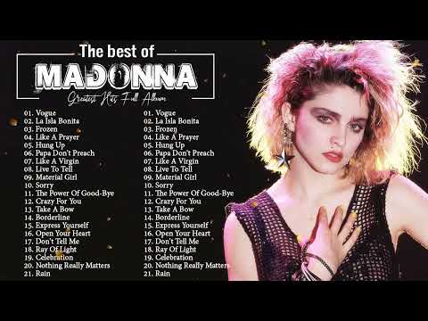 Madonna Greatest Hits Full Album 2022💝Best Song Of Madonna💝Vogue, La Isla Bonita, Hung Up