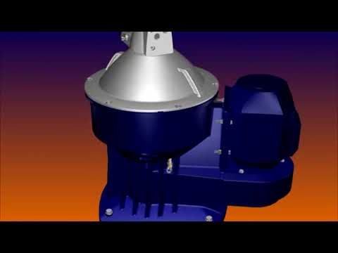 Alfa Laval S type purifier Full animation