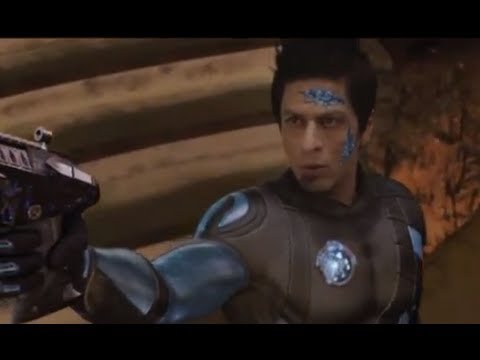 Shah Rukh Khan in a battelship - RA.One