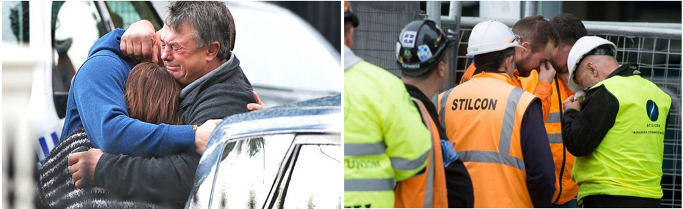 Workers Mourning Death of Fellow Worker