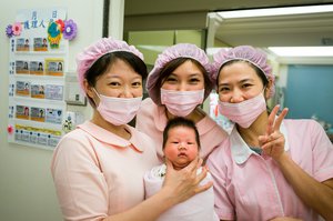 China newborn baby care birth