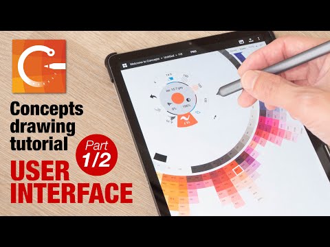 How to draw with Concepts app: User Interface (part 1/2)