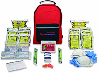 Ready America 70280 72 Hour Emergency Kit, 2-Person, 3-Day Backpack, Includes First Aid Kit, Survival Blanket, Portable Pr...