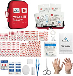 Sponsored Ad - First Aid Kit Complete Kit: Hard Shell 125-Piece for Office, Home, School, Emergency, Survival, Camping, Hu...