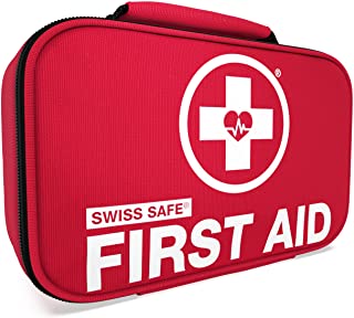 Sponsored Ad - Swiss Safe 2-in-1 First Aid Kit (120 Piece) + Bonus 32-Piece Mini First Aid Kit: Compact, Lightweight for E...