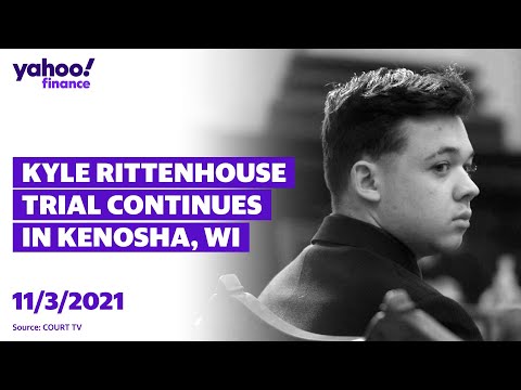 Kyle Rittenhouse trial in Kenosha, Wisconsin: November 3, 2021 (via CourtTV)