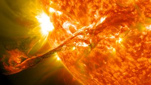 File - On August 31, 2012 a long filament of solar material that had been hovering in the sun's atmosphere, the corona, erupted out into space at 4:36 p.m. EDT. T