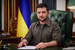 Volodymyr Zelenskyy ,President of Ukraine.