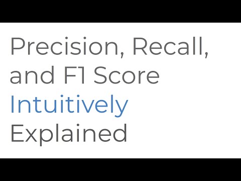 Precision, Recall, & F1 Score Intuitively Explained