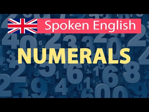 Numerals in English – Numbers vocabulary - Spoken English lessons