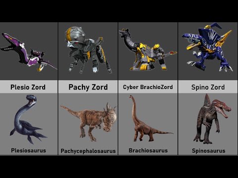 POWER RANGERS DINO CHARGE ZORDS VS REAL LIFE