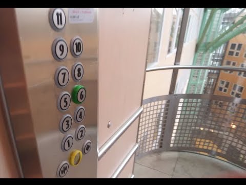 Sweden, Stockholm, Söderhallarna, 2X KONE elevator