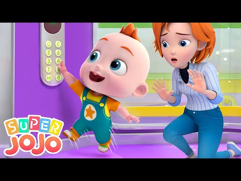 When You Take an Elevator | Safety Tips for Kids + More Nursery Rhymes & Kids Songs - Super JoJo