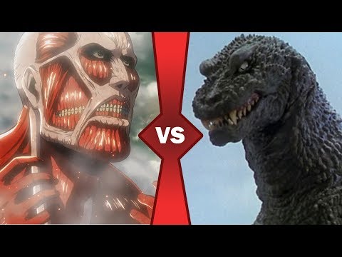 Colossal Titan vs Godzilla (GMK) | SPORE