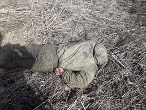 Bodies of dead soldiers in the Russo-Ukrainian War