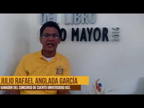 El escritor Julio Rafael Anglada García explica su obra en la Feria Regional del Libro Hato Mayor