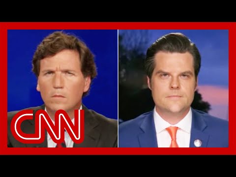 Tucker Carlson’s interview with Matt Gaetz gets uncomfortable