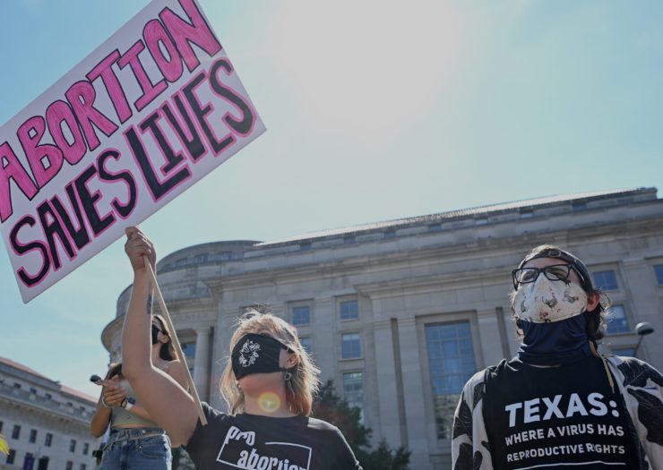 Photo of abortion rally in Texas