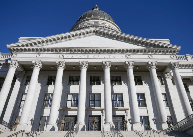 Photo of the Utah state Capitol building