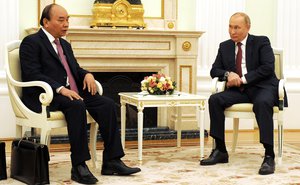 The Kremlin hosted talks between Vladimir Putin and President of the Socialist Republic of Vietnam Nguyen Xuan Phuc, who is in Russia on a working visit