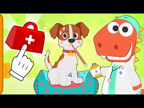 Aprende con Eddie 👨‍⚕️😷 Cómo curar un Perro Enfermo