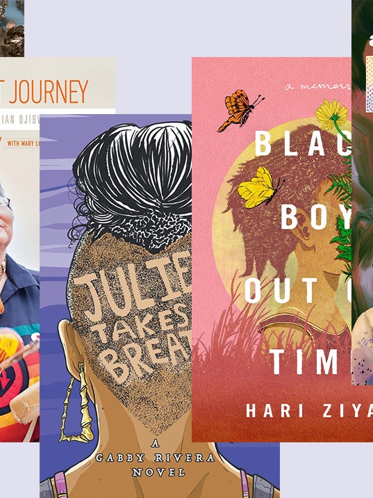 The covers of various queer books that have been targeted with bans.