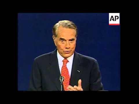 US Presidential Debate: Dole and Clinton - 1996