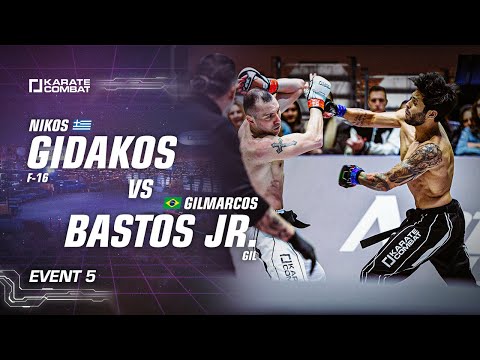 Full Fight: Nikos Gidakos vs Gilmarcos de Bastos - Karate Combat S03E05