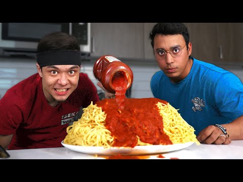 6lb Pasta Contest vs Juan Neave **Loser Shaves his Head**