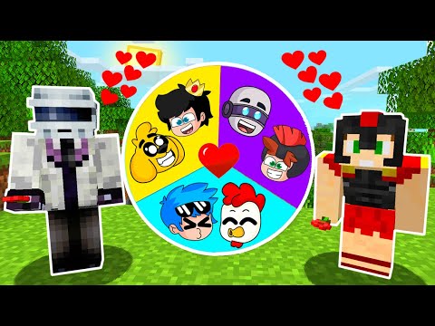 ¡LA RULETA DEL AMOR! 🎯😏 - PRUEBA TU SUERTE EN MINECRAFT