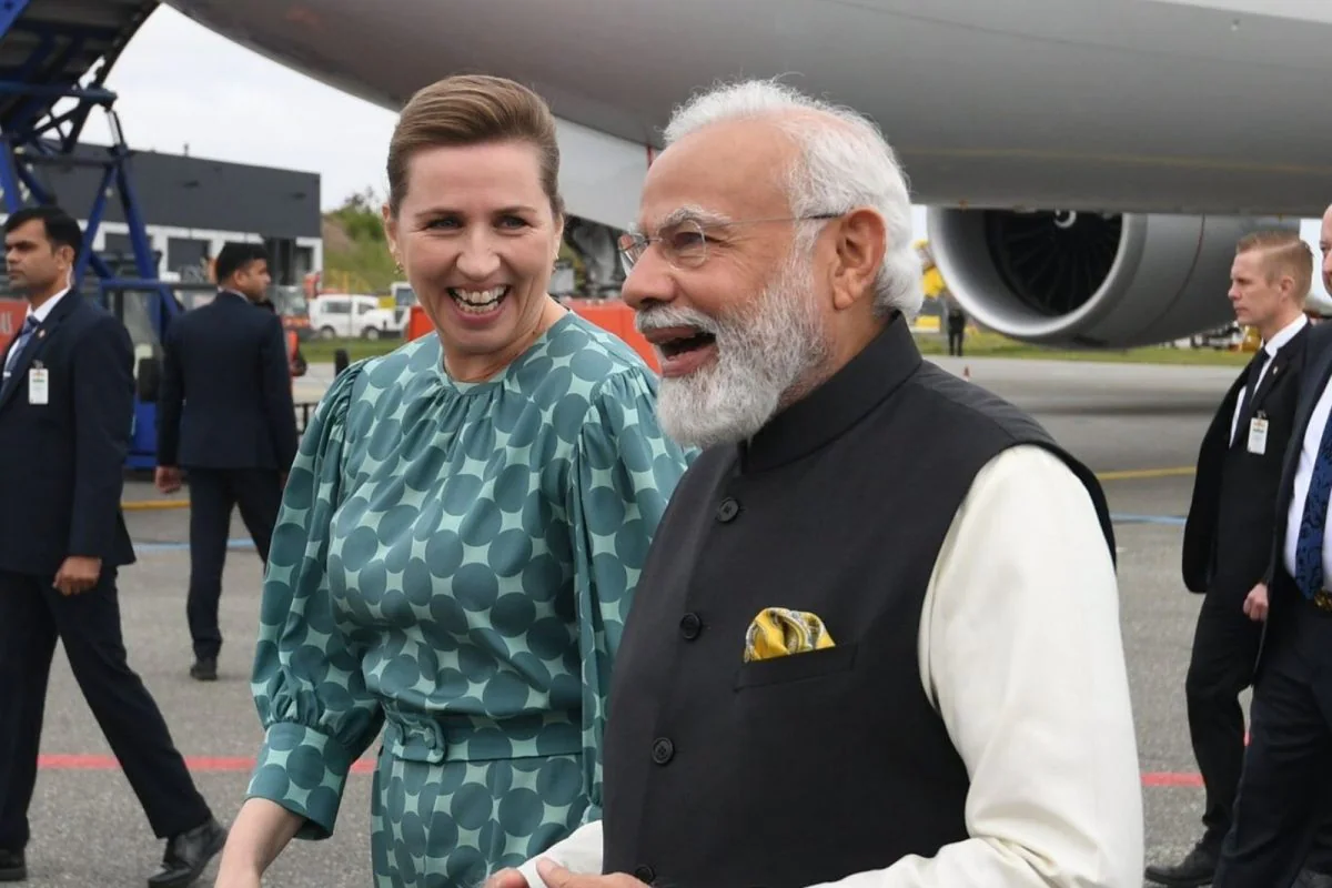 PM in Denmark: Modi Holds Talks With Danish PM; Plays 'Dhol' Amid Power Packed Trip | In Pics