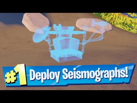 Deploy Seismographs in Misty Meadows or Catty Corner Location - Fortnite