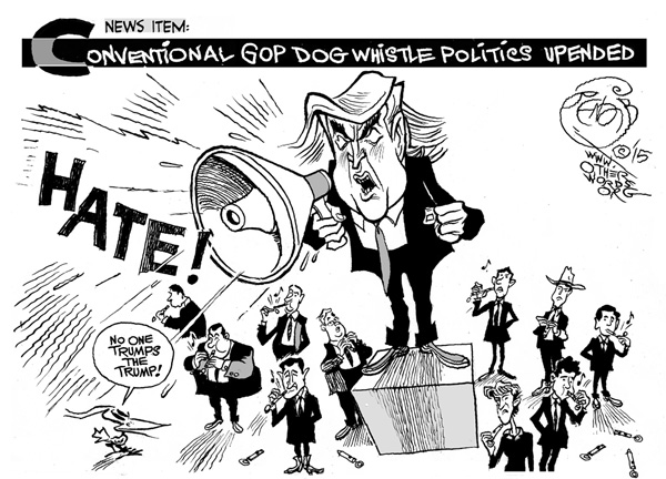 Trump Political Cartoon