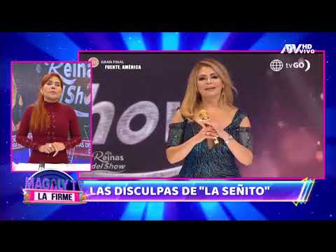 Gisela Valcárcel y sus disculpas públicas a Allison Pastor: "Necesito estar en paz"