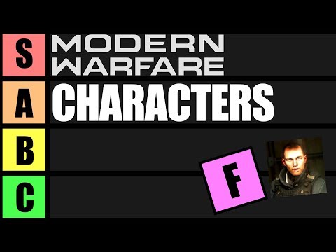 Call of Duty Modern Warfare Trilogy Characters Tier List (MW 1-3)