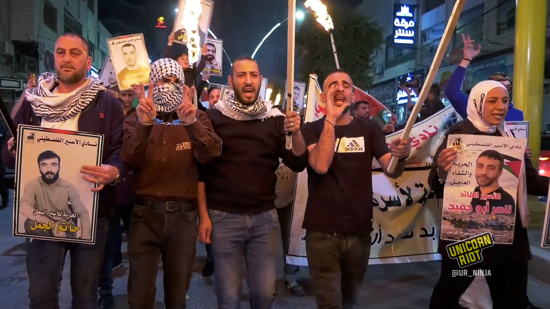 Palestinian Prisoner's Day Demo in Hebron, Occupied West Bank