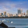 The view of Perth from a home in Applecross.