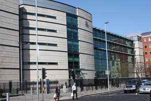 Laganside Courts, Oxford Street, Belfast, Northern Ireland, April 2010