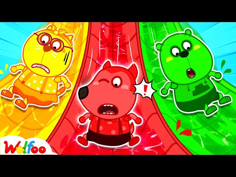 🔴LIVE: Wolfoo Has Fun Playtime With Rainbow Slide | Wolfoo Family Kids Cartoon