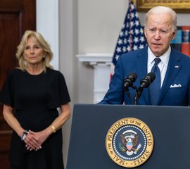 File - Remarks by President Biden on the School Shooting in Uvalde, Texas: "Good evening, fellow Americans. I had hoped, when I became President, I would not have to do this again. Another massacre. Uvalde, Texas.