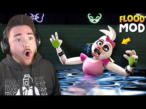 FLOODING EVERYTHING IN WATER!!! | Five Nights at Freddy’s: Security Breach Gameplay (Mods)