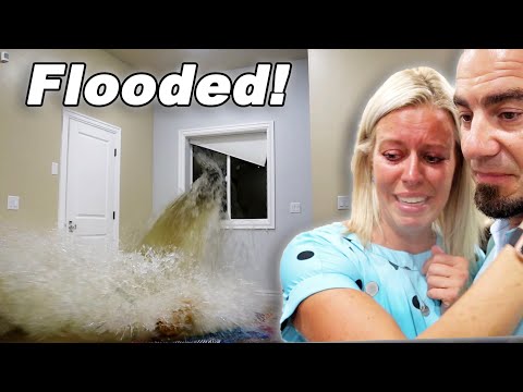 Heavy Rainstorm FLOODED Our Basement! BUSTED Window And Rushing Water!