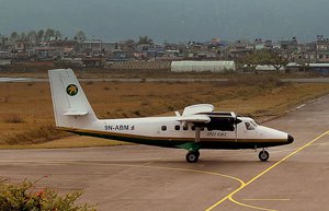 9N ABM TARA AIR DHC 6 TWIN OTTER AT POKHARA RECENTLY ARRIVED FROM JOMSON AIRPORT NEPAL FEB 2013 (8569369692)