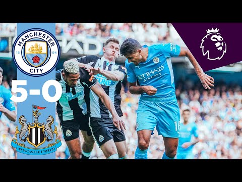 HIGHLIGHTS | Man City 5-0 Newcastle | Sterling, Laporte, Rodri, Foden goals!