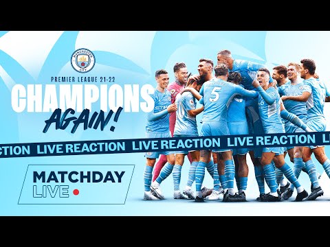 CHAMPIONS AGAIN!  | MAN CITY 3-2 ASTON VILLA | MATCHDAY LIVE